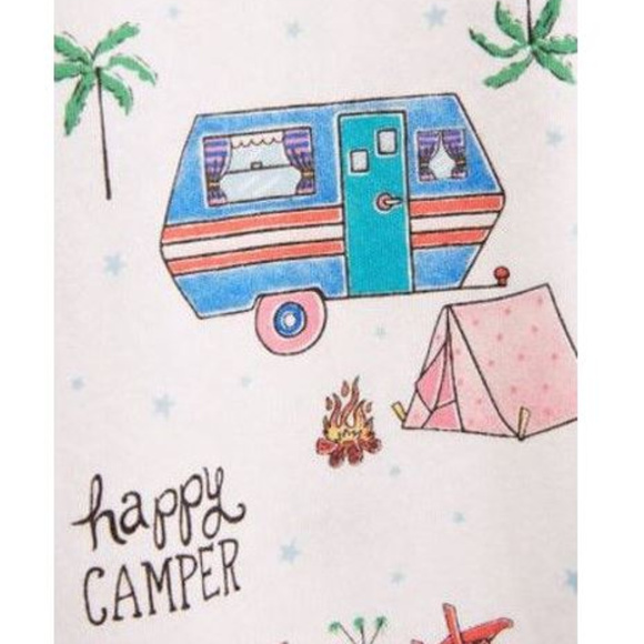 RV There Yet Happy Camper Capri Comfy Pajamas PJs - Picture 4 of 5